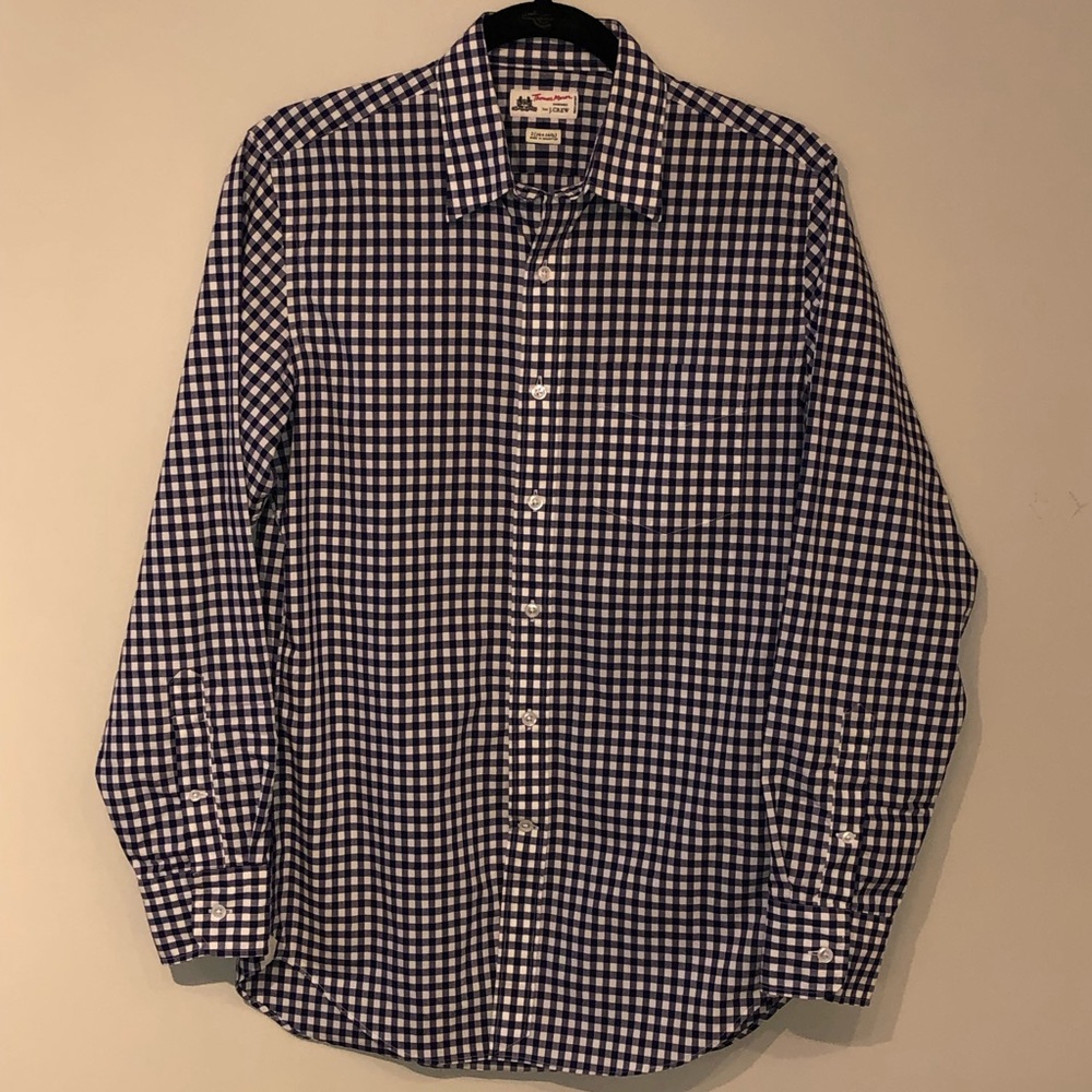 Thomas Mason for J. Crew Gingham Button Down Shirt